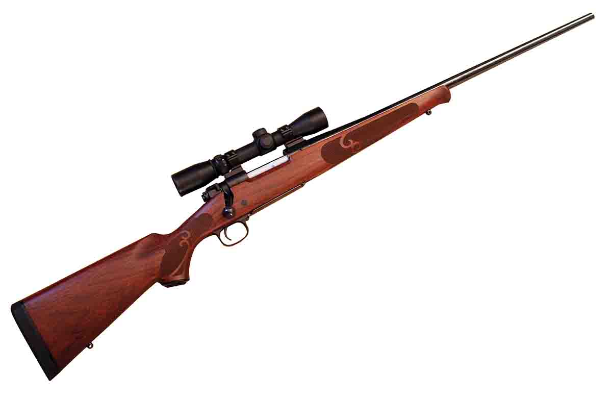 This Winchester Model 70 .300 WSM with a Burris 3-9x 40mm Short Mag scope was accurized by Hill Country Rifles.